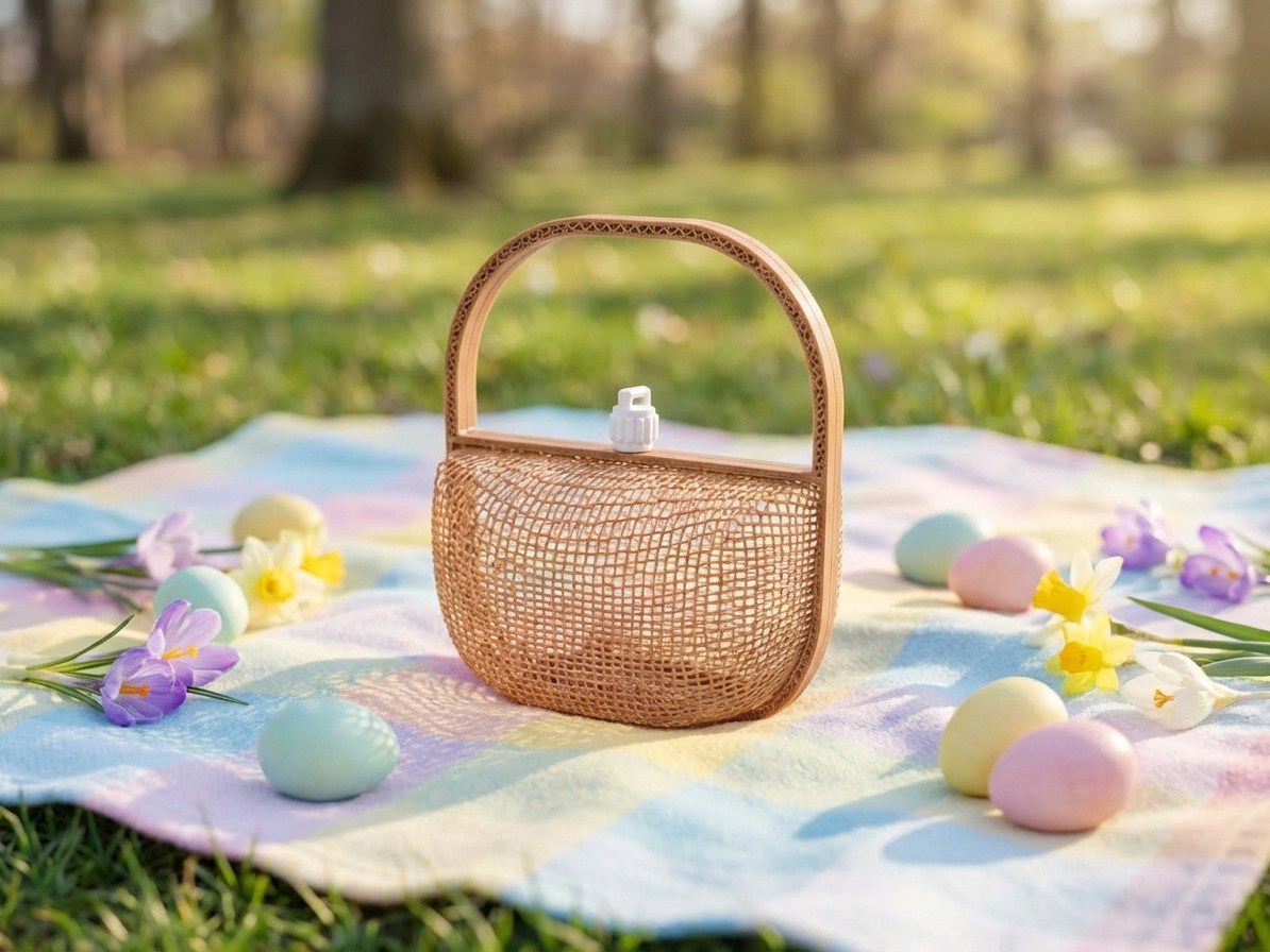 Panier de Pâques fermé — vue 1